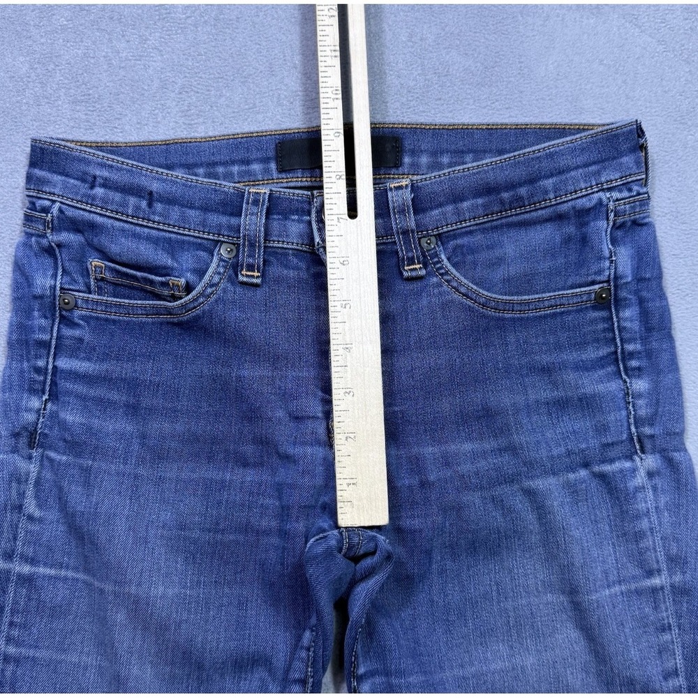 Veronica Beard Jeans Womens 29x29 Slim Fit Tapered Stretch Indigo Lowrise USA - Picture 7 of 8